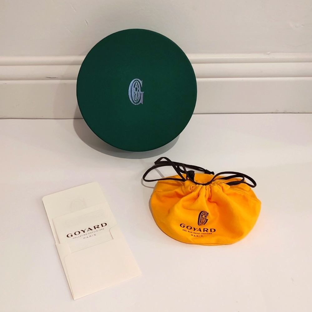 Goyard Green and Yellow Accessory Set